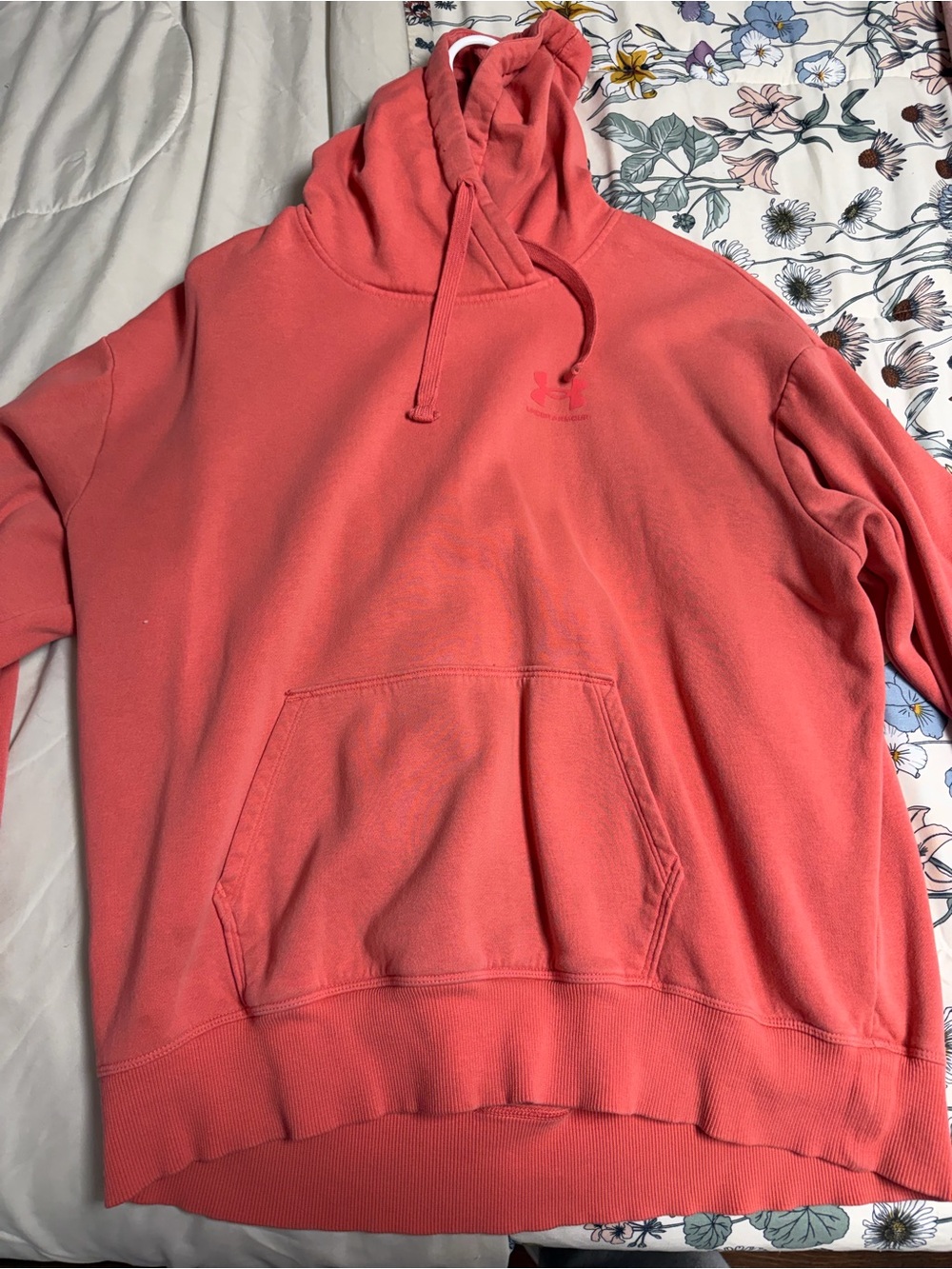 Under Armour Coral Hoodie Sweatshirt - Women's Turtleneck Pullover